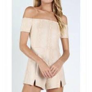 Honey Belle snakeskin romper
